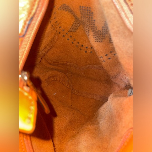 Michael Kors Orange Leather Purse - Picture 11 of 11